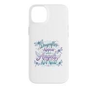 Carcasa para iPhone 14 Plus Cita Espiritual del Recuerdo del ángel de la libélula