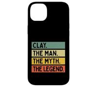Carcasa para iPhone 14 Plus Clay The Man The Myth The Legend - Cita Personalizada Divertida