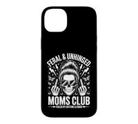 Carcasa para iPhone 14 Plus Club de Madres desquiciadas Salvajes impulsado por la cafeína y el Caos