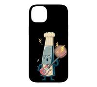 Carcasa para iPhone 14 Plus Cocinero Divertido con Guitarra eléctrica para Amantes del Rock y la Cocina