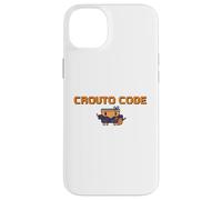 Carcasa para iPhone 14 Plus 【Code DE CROUTO】 Herramienta de Ilustración de AI Agente de IA Ejecución Binario Hacker Dot Gake GPT