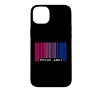 Carcasa para iPhone 14 Plus Código de Barras Orgullo Orgullo Orgullo Bisexual Bandera LGBTQ Amor estético