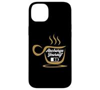 Carcasa para iPhone 14 Plus Coffee Recharge Yourself Funny Cafeine Baristas Coffee Lover