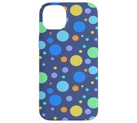 Carcasa para iPhone 14 Plus Colorful Polka Dot Abstract Polkadots Blue and Turquoise