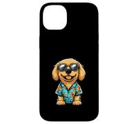 Carcasa para iPhone 14 Plus Cómic Genial de Golden Retriever Dog Summer Vibes