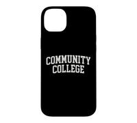 Carcasa para iPhone 14 Plus Community College Arched College Fuente Divertido