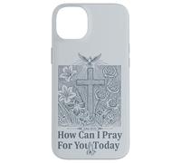 Carcasa para iPhone 14 Plus Cómo Puedo Orar por ti Hoy Cristiano Cruz Fe