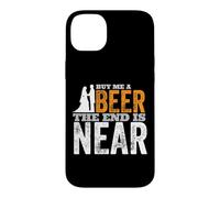 Carcasa para iPhone 14 Plus Cómprame una Cerveza El Fin es Casi Divertido Casarse Novio
