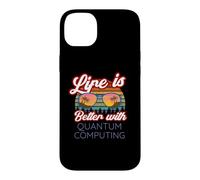 Carcasa para iPhone 14 Plus Computación cuántica/La Vida es Mejor con la computación cuántica
