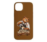 Carcasa para iPhone 14 Plus ¡Confía en mí, Soy un Bearista! Divertido diseño de Oso Barista