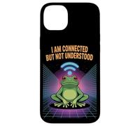 Carcasa para iPhone 14 Plus Connected But Not Understood - Absurd Frog WiFi Vaporwave
