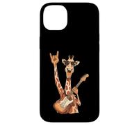 Carcasa para iPhone 14 Plus Cool Giraffe Rock Music Funny Animal Gafas De Sol Diseño