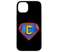 Carcasa para iPhone 14 Plus Cool Super C Alphabet Cute Initial Monogram Letter C Graphic