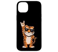 Carcasa para iPhone 14 Plus Cool Tiger Rock On Funny Animal Lover Graphic Gafas de Sol