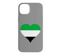 Carcasa para iPhone 14 Plus Corazón con los Colores de la Bandera de Extremadura