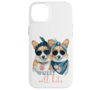 Carcasa para iPhone 14 Plus Corgi Dogs Sweet Will Bite Savage, descarado y Lindo Humor