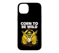 Carcasa para iPhone 14 Plus Corn To Be Wild Halloween Scarecrow Illustration Graphic