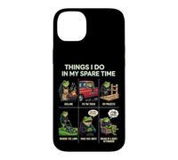 Carcasa para iPhone 14 Plus Cosas Que Hago en mi Tiempo Libre Papá Humor asando a Funny Frog