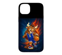 Carcasa para iPhone 14 Plus Cosmic Basketball Mascot Player Galaxy Space Graphic