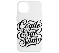 Carcasa para iPhone 14 Plus Cotización de Pensador filósofo Latino de Cogito Ergo Sum