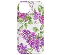 Carcasa para iPhone 14 Plus Cottagecore Aesthetic For Flower Lover Cute Lilac Pattern