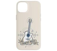 Carcasa para iPhone 14 Plus Country Music Guitarra Soundwave Retro Western Cowgirl