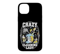 Carcasa para iPhone 14 Plus Crazy Cleaning Lady Conserje