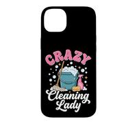 Carcasa para iPhone 14 Plus Crazy Cleaning Lady Conserje