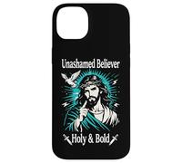 Carcasa para iPhone 14 Plus Creyente sin vergüenza Santo Cristiano Jesús Fe Romanos 1:16