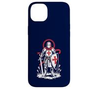 Carcasa para iPhone 14 Plus Cruzada Caballero Medieval Inglaterra Inglés San Jorge Histórico