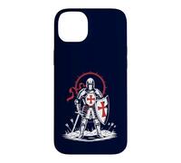 Carcasa para iPhone 14 Plus Cruzada Caballero Medieval Inglaterra Inglés San Jorge Histórico