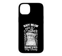 Carcasa para iPhone 14 Plus Cualquier Hombre Puede ser Padre Pug Daddy Dog Puppy Dad