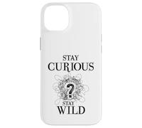 Carcasa para iPhone 14 Plus Curious Stay Wild Question Mark Scribble Inspirational Love