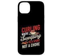Carcasa para iPhone 14 Plus Curling Donde Barrer es un Deporte, no una Tarea