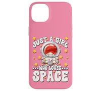 Carcasa para iPhone 14 Plus Cute Astronaut GNOME Graphic For Just A Girl Who Loves Space