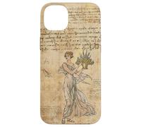 Carcasa para iPhone 14 Plus Cute Vintage Wild Flower Motif Antique Fairycore Aesthetic