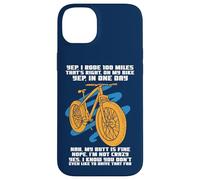 Carcasa para iPhone 14 Plus Cycle Sport Yep I Rode 100 Miles Funny Sarcasm Cita Ciclista
