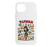Carcasa para iPhone 14 Plus Dabbing Taiwán Girl Flag Dress Taipei Bubble Tea Pride Kids