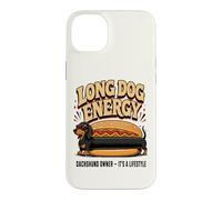 Carcasa para iPhone 14 Plus Dachshund Long Dog Energy Wiener Dog Funny Doxie Mom