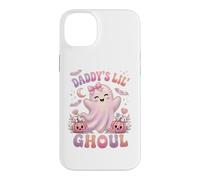 Carcasa para iPhone 14 Plus Daddy'S Lil' Ghoul Funny Pastel Pink Ghost Halloween Graphic