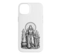 Carcasa para iPhone 14 Plus Dagda Celta Padre Dios Sagrado Caldero Línea Arte