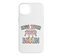 Carcasa para iPhone 14 Plus Dale un Beso a tu Cerebro, inspira, educa, Genial, Retro, Vintage