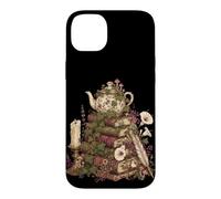 Carcasa para iPhone 14 Plus Dark Academia Cottagecore Tea Books Botanical Mushroom