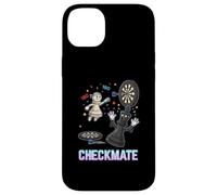 Carcasa para iPhone 14 Plus Darts Chess Match Pawn 180 King Derrota Humor