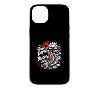 Carcasa para iPhone 14 Plus De la Profundidad a la floración Koi Fish Lotus Rising