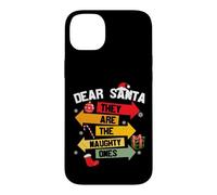 Carcasa para iPhone 14 Plus Dear Santa They Are The Naughty Ones for Christmas