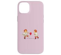 Carcasa para iPhone 14 Plus Déjanos probar el Amor Romance de Rugby Vintage