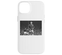 Carcasa para iPhone 14 Plus Denis Law Man Utd Arsenal Highbury Copa Mundial de Fútbol 1965
