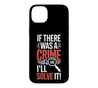 Carcasa para iPhone 14 Plus Detective Diciendo Que si hubo un Crimen, lo resolveré