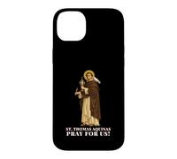 Carcasa para iPhone 14 Plus Devoción católica a Santo Tomás de Aquino en Corpus Christi